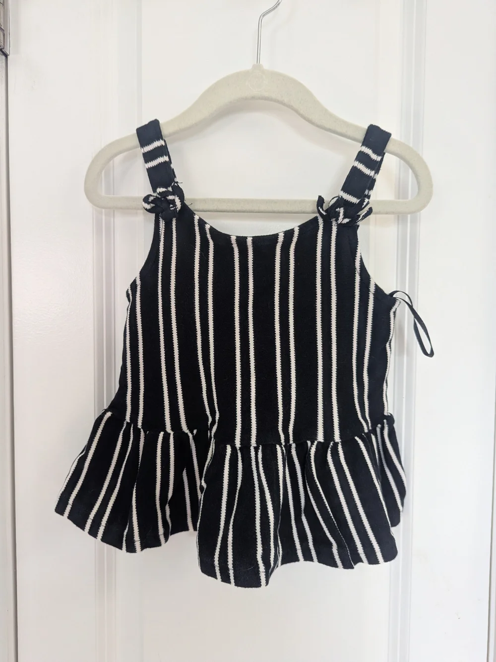 Rachel Zoe Black & White Striped Girls' Two-Piece Shorts Set